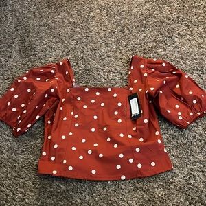 Nasty Girl Puffed Dot Top